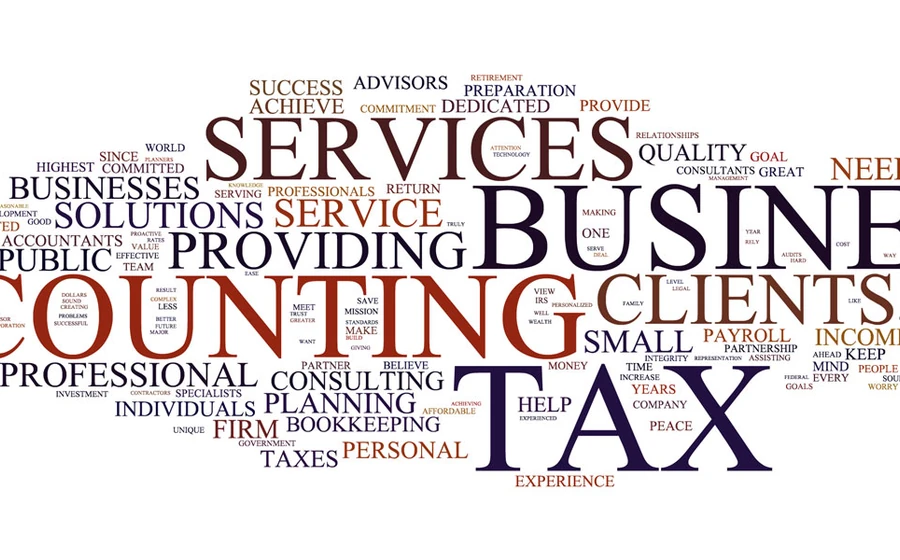 Accounting and tax service graphic