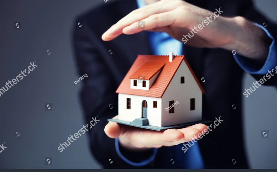 Modern home representing home insurance